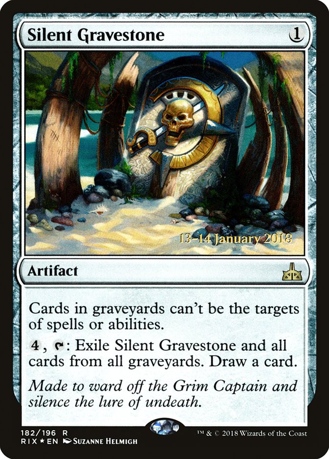 Silent Gravestone [Rivals of Ixalan Prerelease Promos] | Devastation Store