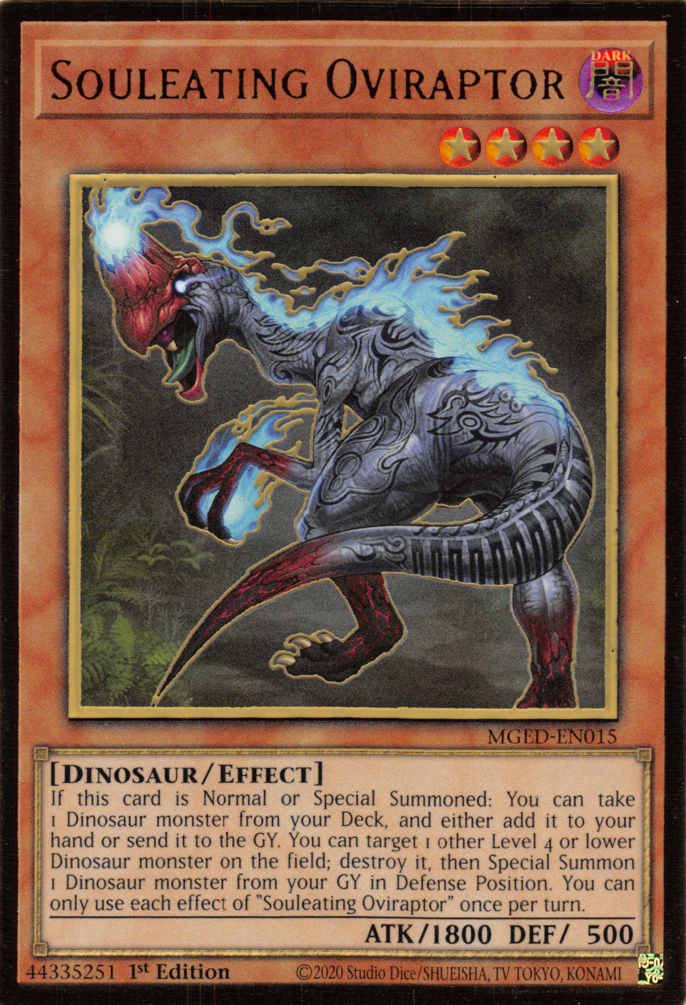 Souleating Oviraptor [MGED-EN015] Gold Rare | Devastation Store