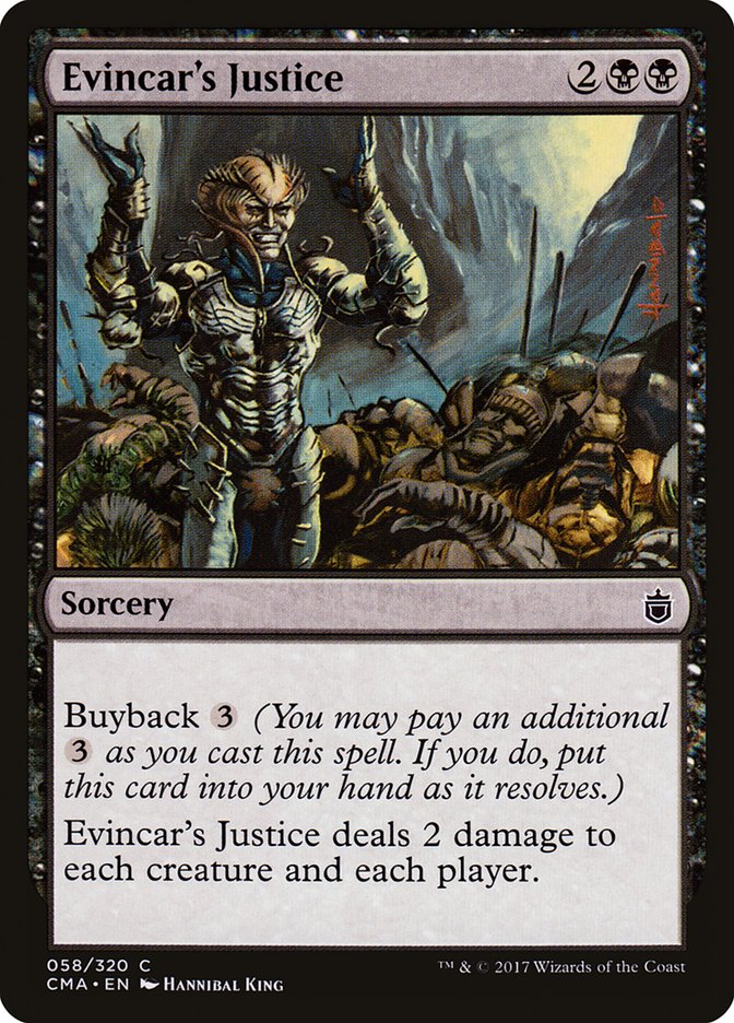 Evincar's Justice [Commander Anthology] - Devastation Store | Devastation Store