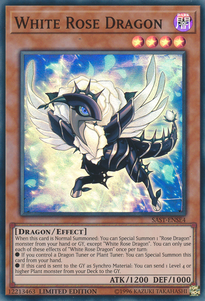 White Rose Dragon [SAST-ENSE4] Super Rare | Devastation Store