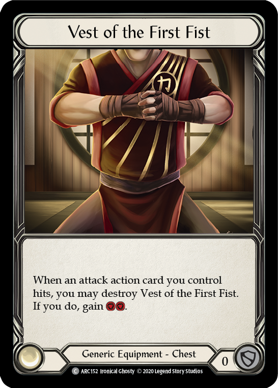 Vest of the First Fist [ARC152] Unlimited Edition Rainbow Foil - Devastation Store | Devastation Store