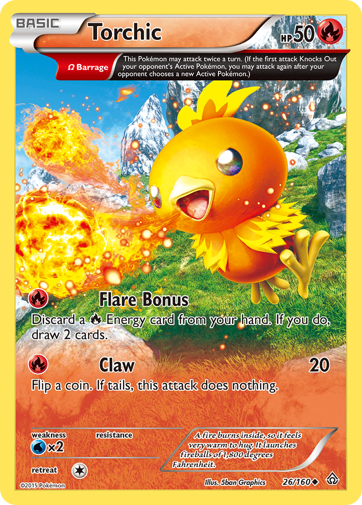 Torchic (26/160) [XY: Primal Clash] | Devastation Store