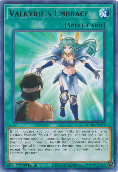 Valkyrie's Embrace [MP20-EN091] Rare | Devastation Store
