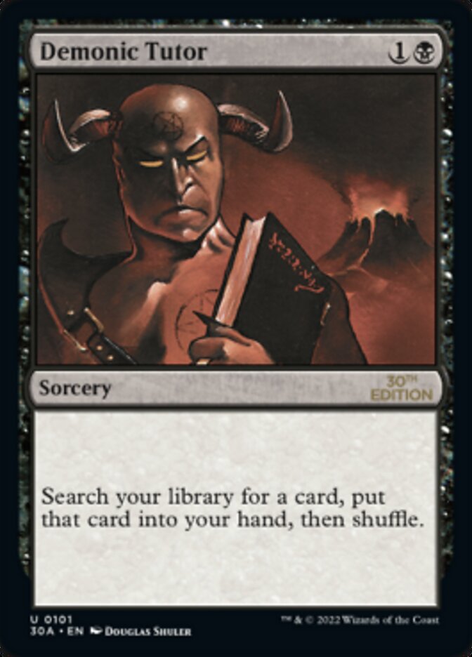 Demonic Tutor [30th Anniversary Edition] | Devastation Store
