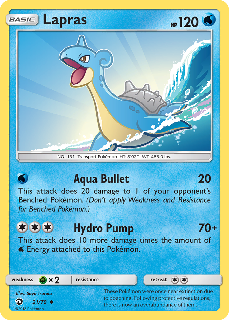 Lapras (21/70) [Sun & Moon: Dragon Majesty] | Devastation Store