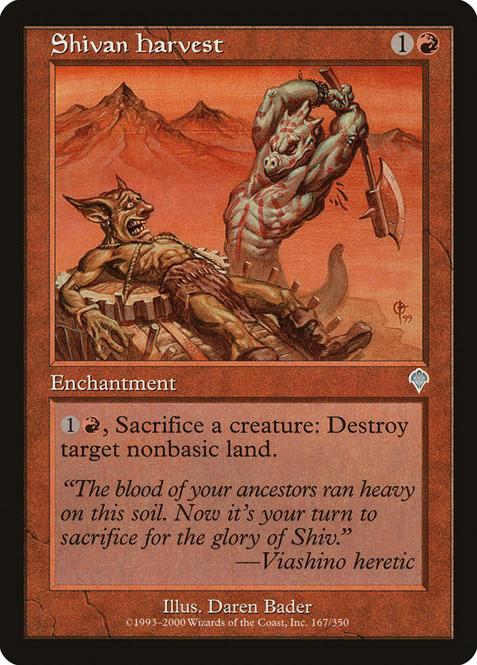 Shivan Harvest [Invasion] - Devastation Store | Devastation Store
