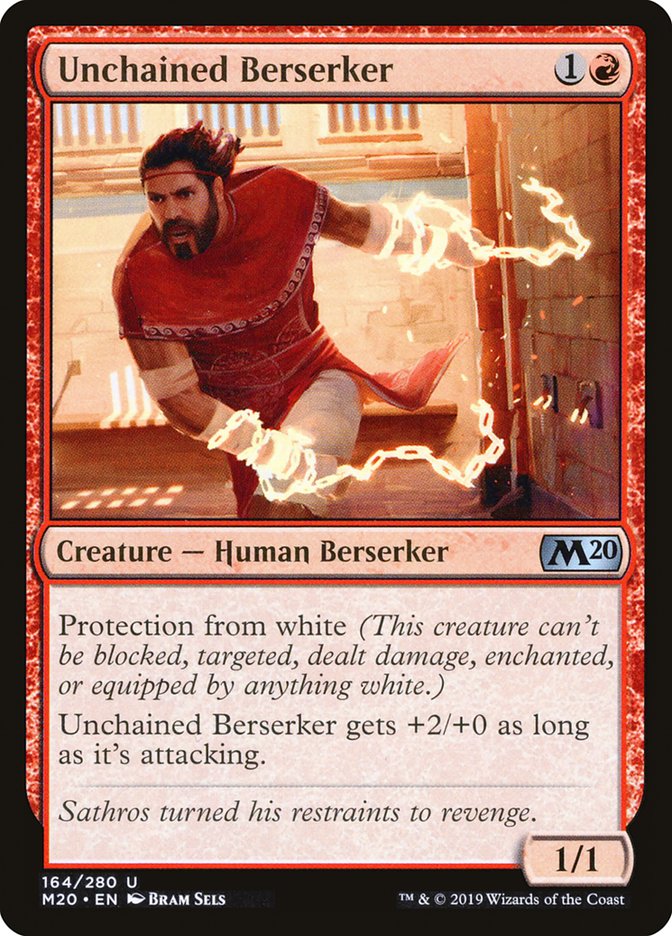 Unchained Berserker [Core Set 2020] | Devastation Store