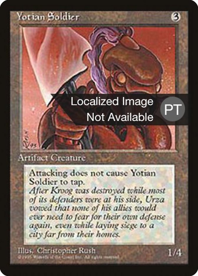 Yotian Soldier [Fourth Edition (Foreign Black Border)] | Devastation Store