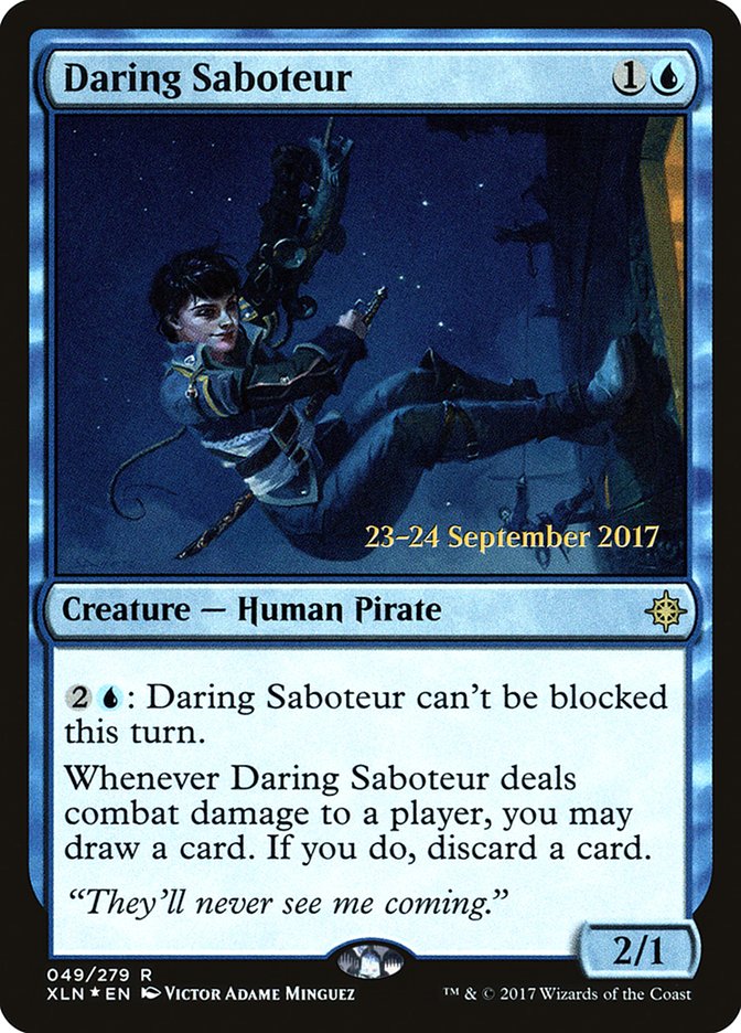 Daring Saboteur  [Ixalan Prerelease Promos] - Devastation Store | Devastation Store