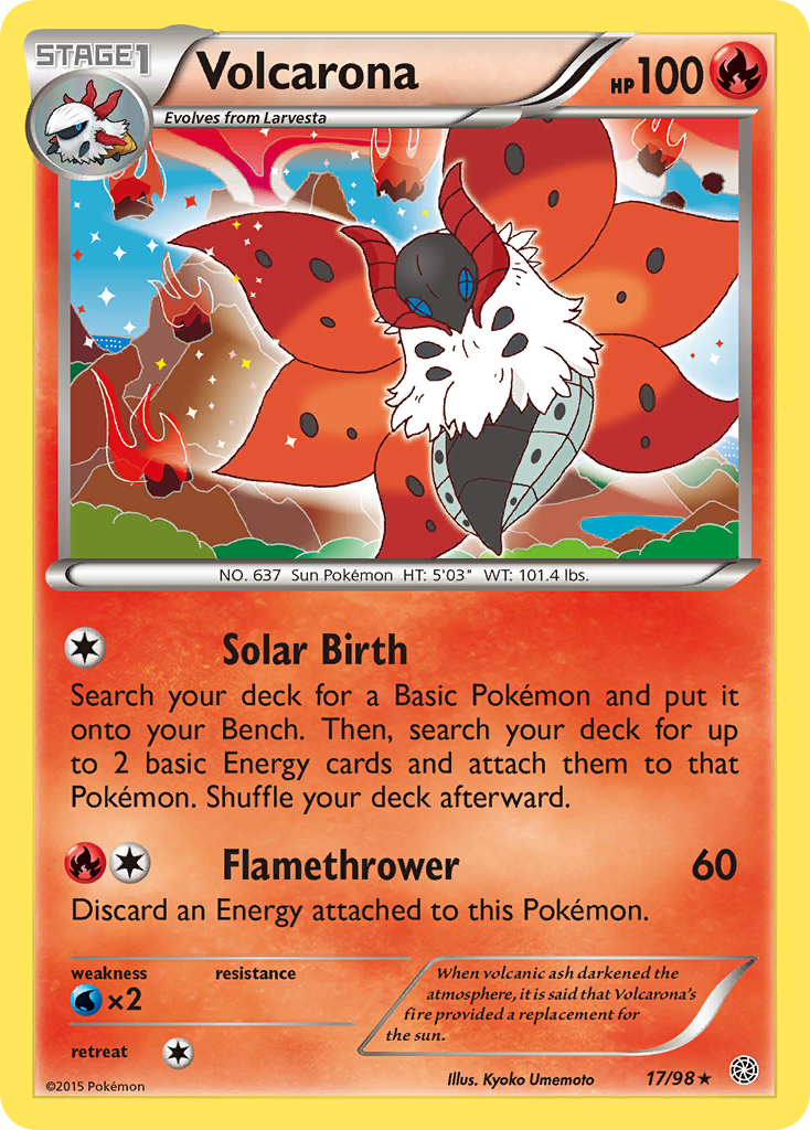 Volcarona (17/98) [XY: Ancient Origins] | Devastation Store