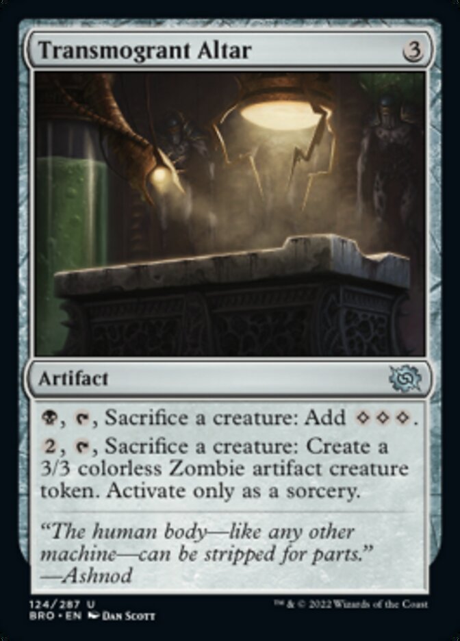 Transmogrant Altar [The Brothers' War] | Devastation Store