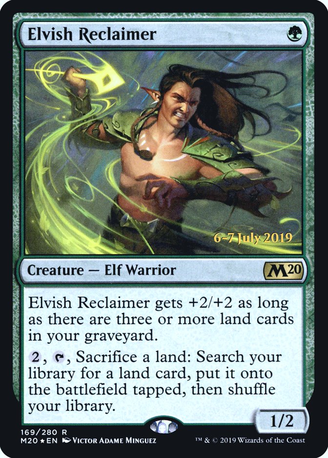 Elvish Reclaimer  [Core Set 2020 Prerelease Promos] | Devastation Store