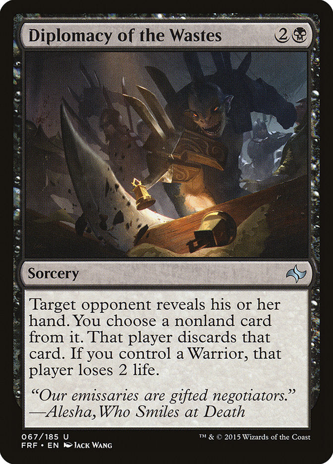 Diplomacy of the Wastes [Fate Reforged] - Devastation Store | Devastation Store