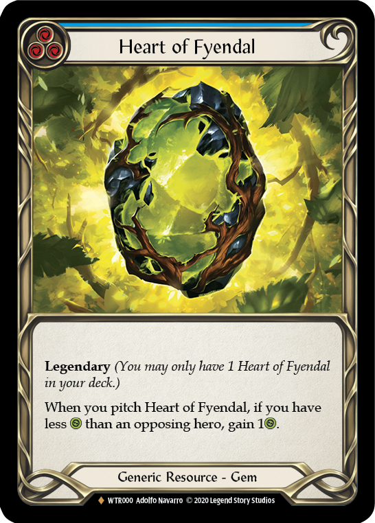 Heart of Fyendal [WTR000] Unlimited Edition Rainbow Foil - Devastation Store | Devastation Store