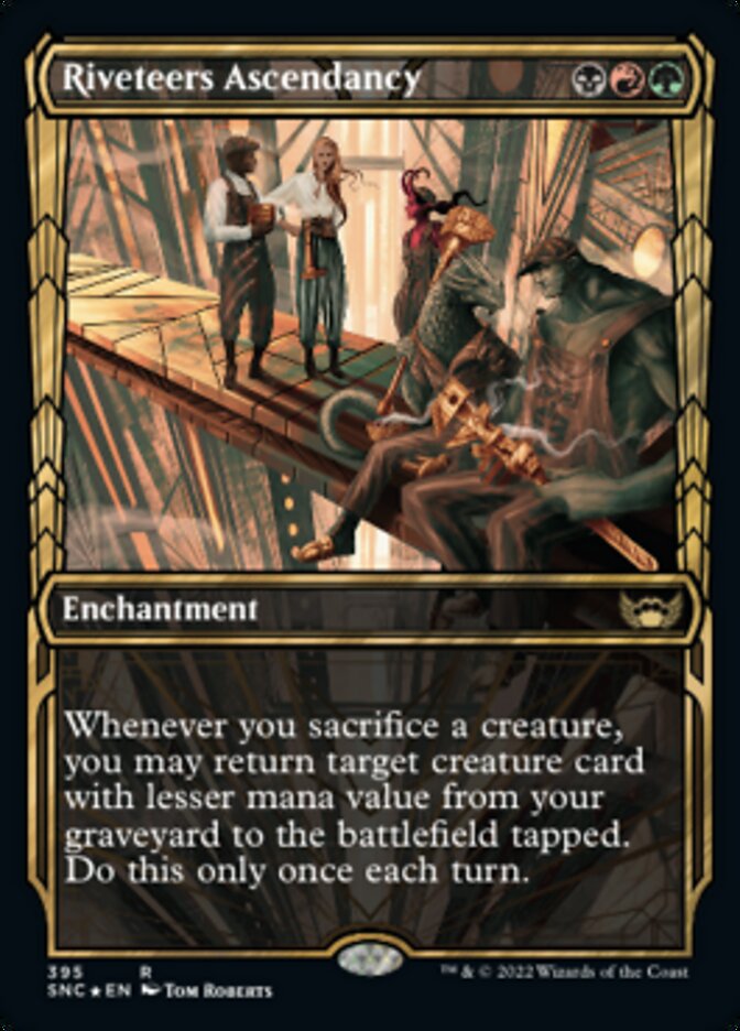 Riveteers Ascendancy (Showcase Golden Age Gilded Foil) [Streets of New Capenna] | Devastation Store