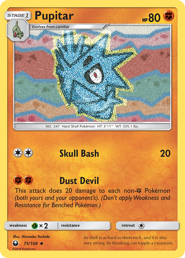 Pupitar (75/168) [Sun & Moon: Celestial Storm] | Devastation Store