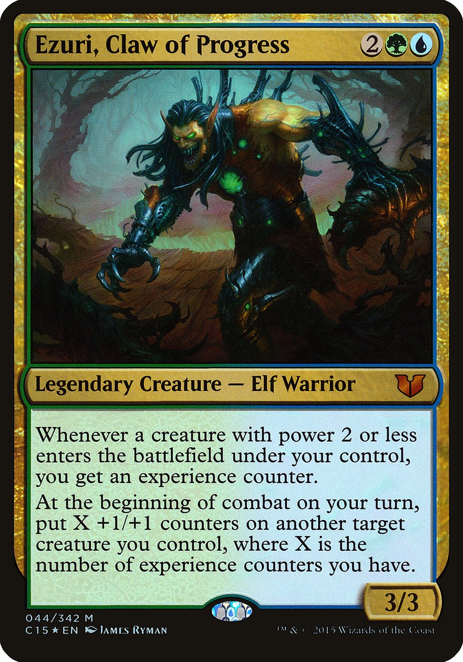 Ezuri, Claw of Progress (Oversized) [Commander 2015 Oversized] | Devastation Store