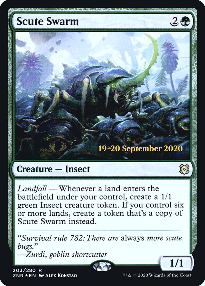 Scute Swarm [Zendikar Rising Prerelease Promos] | Devastation Store