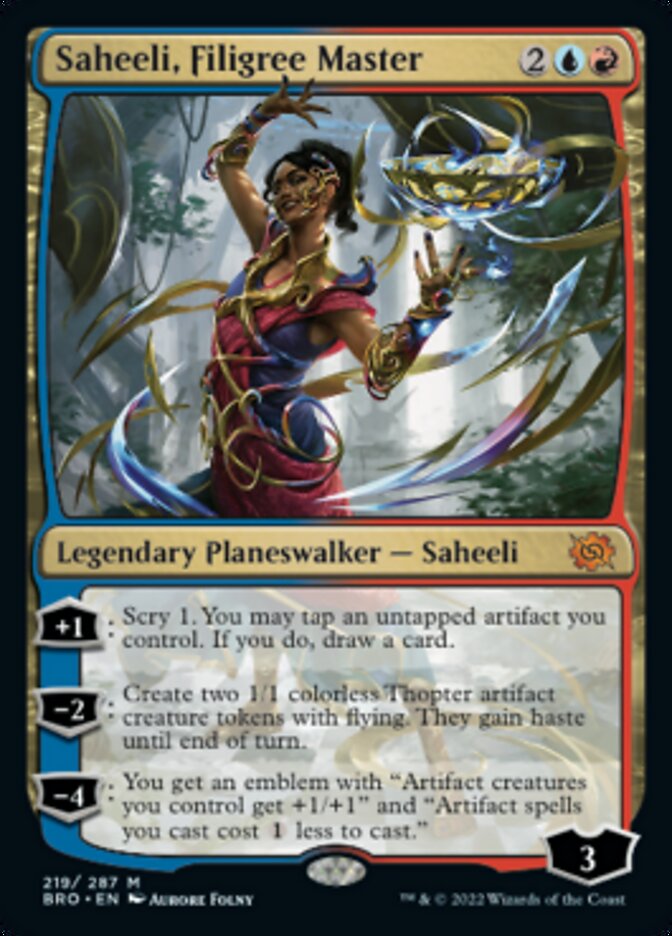 Saheeli, Filigree Master [The Brothers' War] | Devastation Store