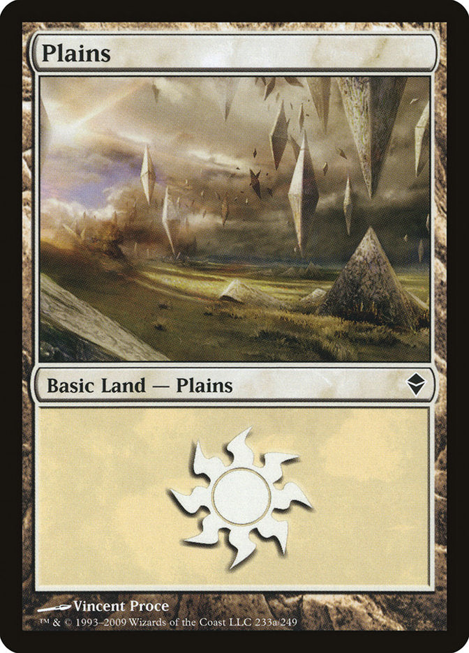 Plains (233a) [Zendikar] - Devastation Store | Devastation Store