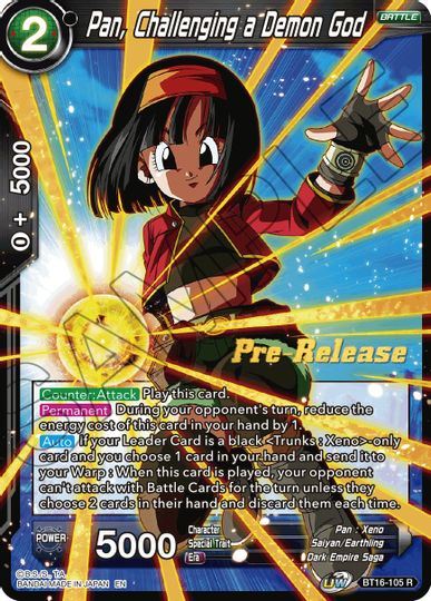 Pan, Challenging a Demon God (BT16-105) [Realm of the Gods Prerelease Promos] | Devastation Store