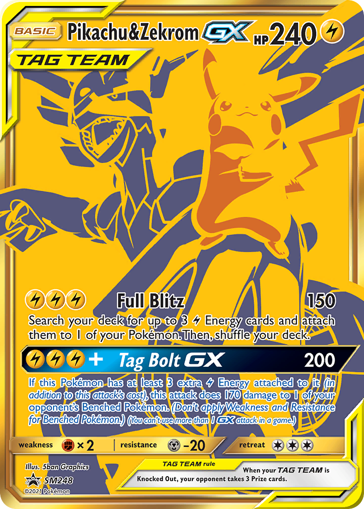 Pikachu & Zekrom GX (SM248) [Sun & Moon: Black Star Promos] | Devastation Store