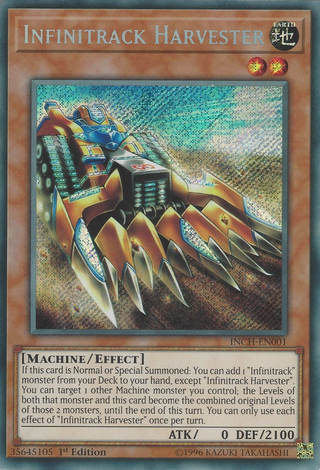 Infinitrack Harvester [INCH-EN001] Secret Rare | Devastation Store