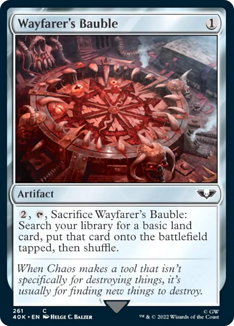 Wayfarer's Bauble (261) (Surge Foil) [Universes Beyond: Warhammer 40,000] | Devastation Store