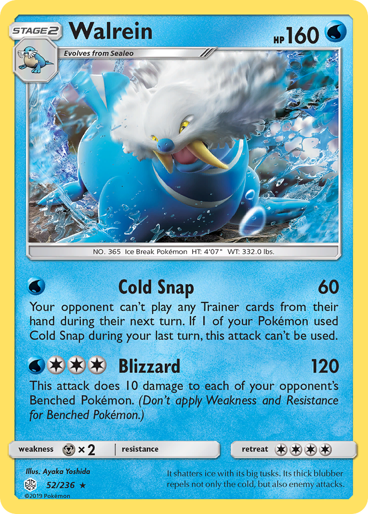 Walrein (52/236) [Sun & Moon: Cosmic Eclipse] | Devastation Store