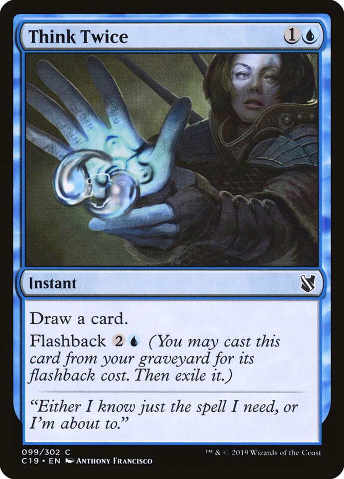 Think Twice [Commander 2019] | Devastation Store