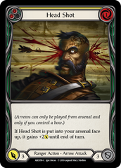 Head Shot (Yellow) [ARC058-C] 1st Edition Rainbow Foil - Devastation Store | Devastation Store