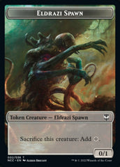 Eldrazi Spawn // Human Double-sided Token [Streets of New Capenna Commander Tokens] | Devastation Store