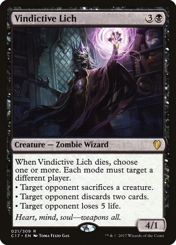 Vindictive Lich [Commander 2017] - Devastation Store | Devastation Store