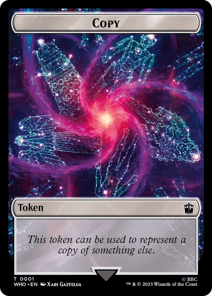 Copy // Dinosaur Double-Sided Token [Doctor Who Tokens] | Devastation Store