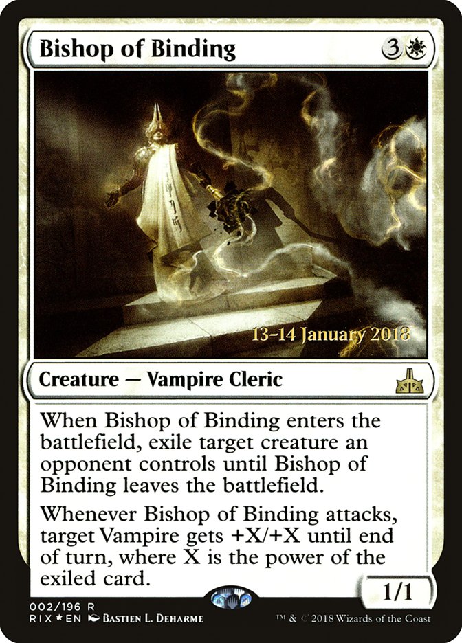 Bishop of Binding [Rivals of Ixalan Prerelease Promos] | Devastation Store