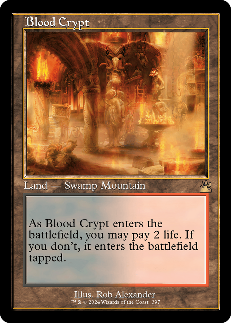 Blood Crypt (Retro) [Ravnica Remastered] | Devastation Store