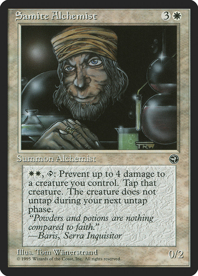 Samite Alchemist (Baris Flavor Text) [Homelands] - Devastation Store | Devastation Store