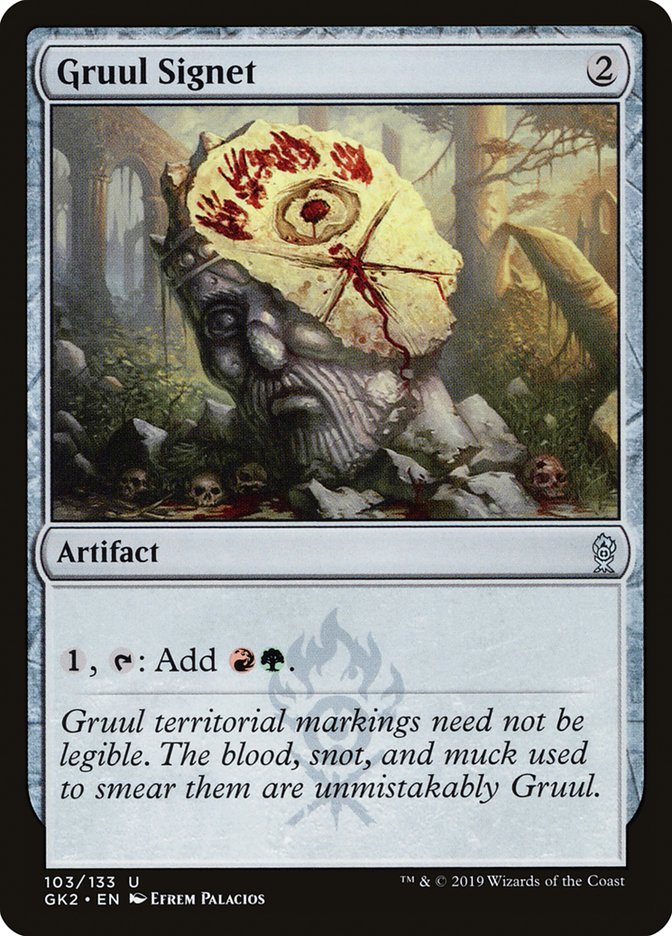 Gruul Signet [Ravnica Allegiance Guild Kit] | Devastation Store