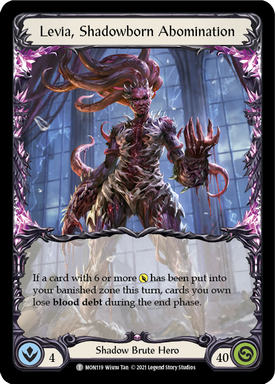 Levia, Shadowborn Abomination // Levia [MON119 // MON120] 1st Edition Normal | Devastation Store