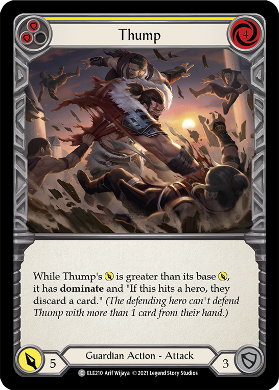Thump (Yellow) [ELE210] (Tales of Aria)  1st Edition Normal | Devastation Store