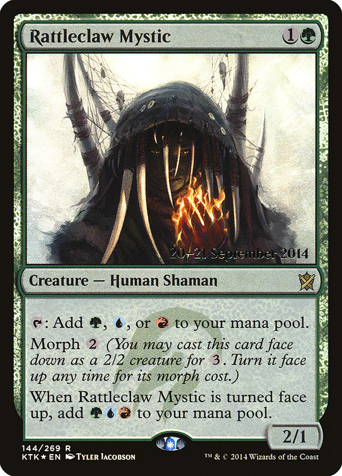 Rattleclaw Mystic  [Khans of Tarkir Prerelease Promos] - Devastation Store | Devastation Store