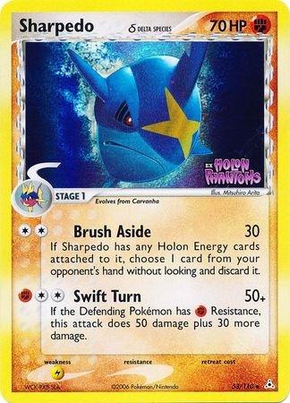 Sharpedo (53/110) (Delta Species) (Stamped) [EX: Holon Phantoms] | Devastation Store