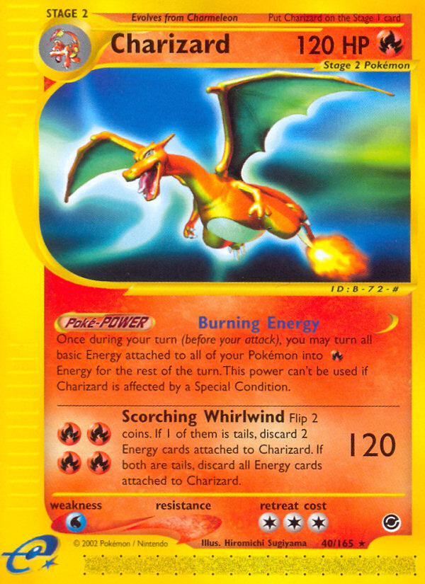 Charizard (40/165) [Expedition: Base Set] | Devastation Store