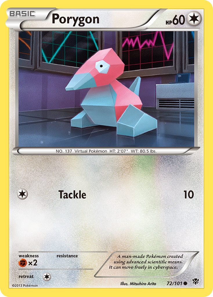 Porygon (72/101) [Black & White: Plasma Blast] | Devastation Store