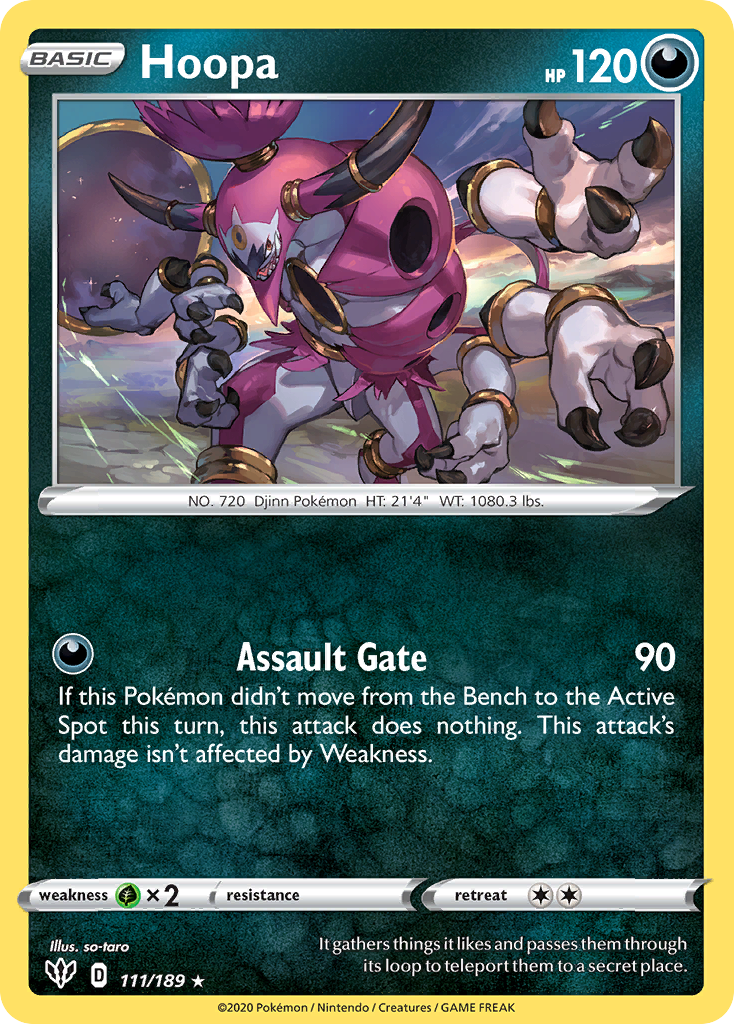 Hoopa (111/189) [Sword & Shield: Darkness Ablaze] | Devastation Store