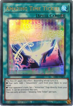 Amazing Time Ticket [LIOV-ENSP1] Ultra Rare | Devastation Store