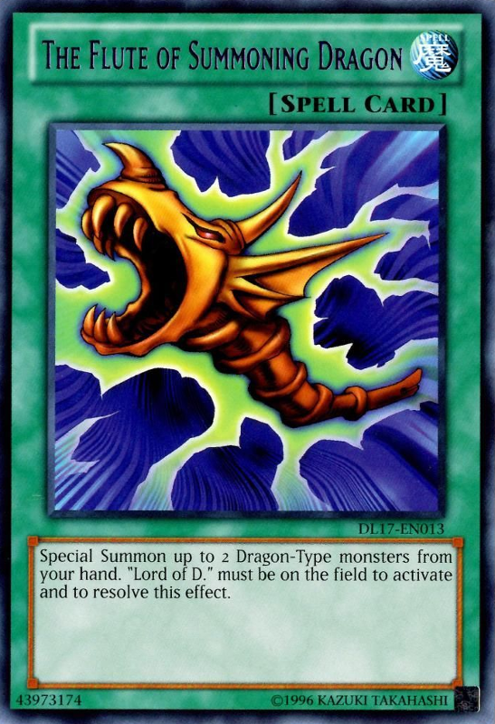 The Flute of Summoning Dragon (Purple) [DL17-EN013] Rare | Devastation Store