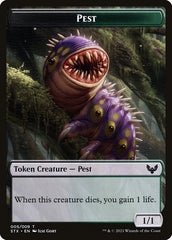 Pest (005) // Blood (017) Double-sided Token [Challenger Decks 2022 Tokens] | Devastation Store