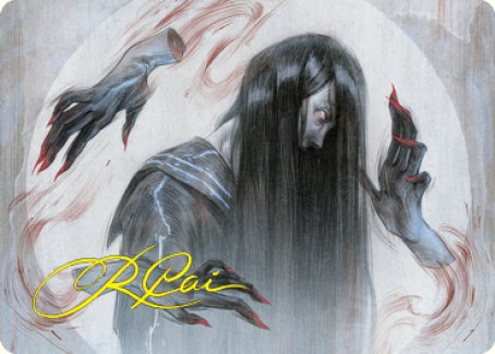 Clawing Torment Art Card (Gold-Stamped Signature) [Kamigawa: Neon Dynasty Art Series] | Devastation Store