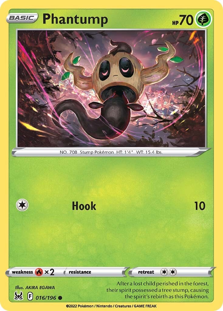 Phantump (016/196) [Sword & Shield: Lost Origin] | Devastation Store